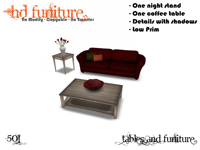 *HD* Tables Gray Wood