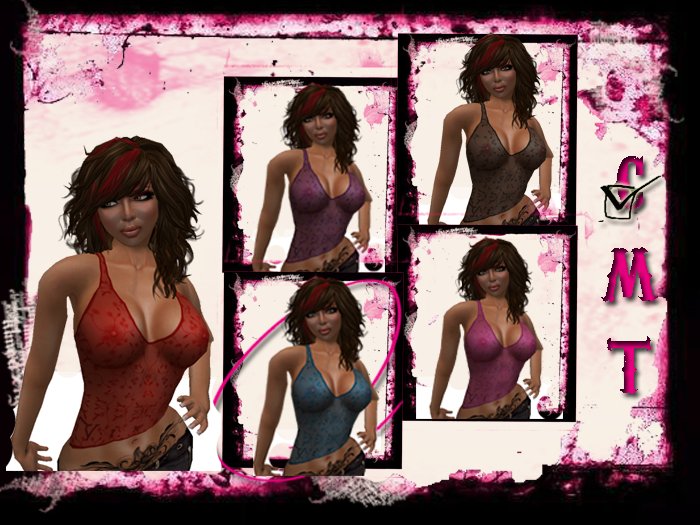::Sweet Intoxication:: Mmm Naughty Tank Top- Blue