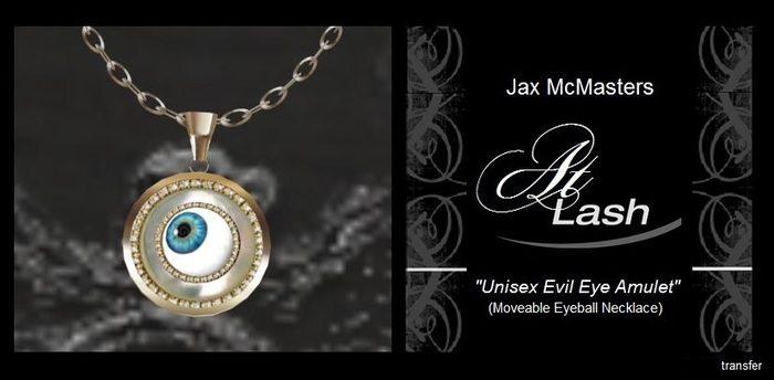 ATLASH - Mystical Moveable Evil Eye Amulet Necklace (Gift Bagged)