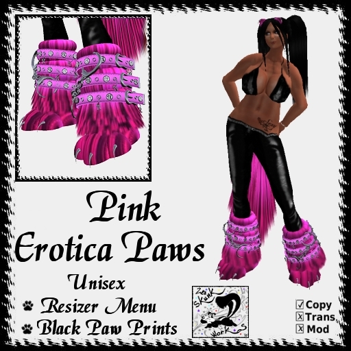 Erotica PInk Paws