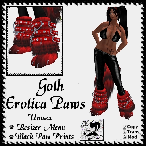 Erotica Goth Paws
