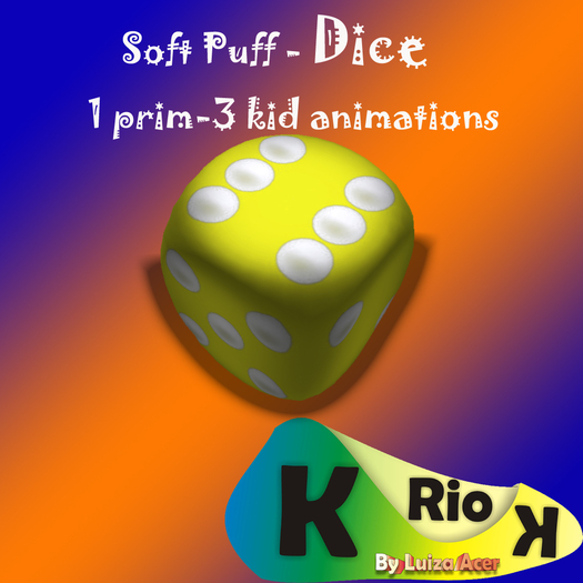 Soft Puff Dado(amarelo)
