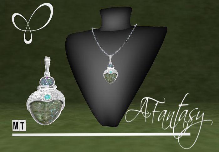 AFantasy Labradorite Goddess Necklace