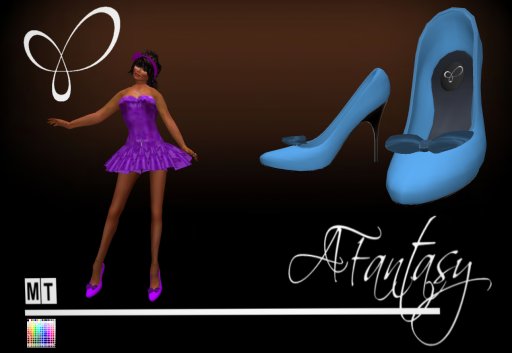 AFantasy Color Change Classic Round Toe Pumps with Bow