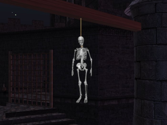 Swinging Skeleton ( box )