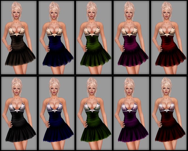 *Solange!* Allure Cocktail Mini Dress - PHATPACK