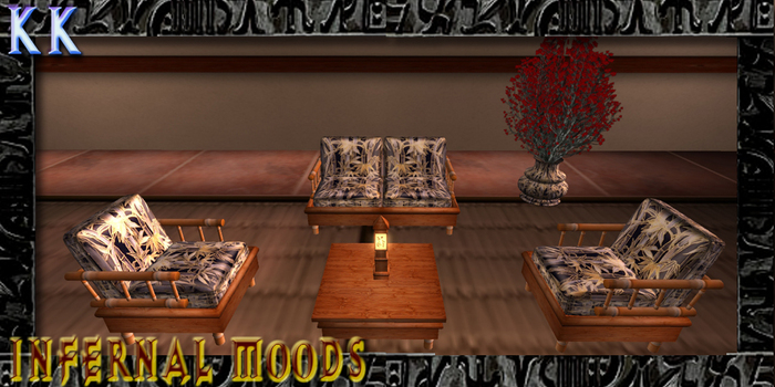 KK Bamboo Living Room Set