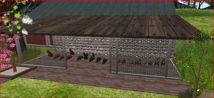 Old wooden cart for ranch(perf.)
