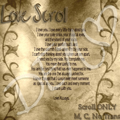 love scroll- #1*