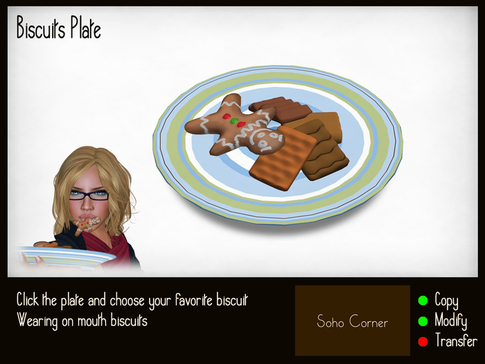 Biscuits Plate