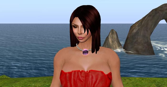 JUNEBERRY TAINTED ROSE NECKLACE BY THE TATTYWITCH