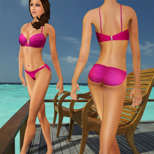 Pink beauty bikini