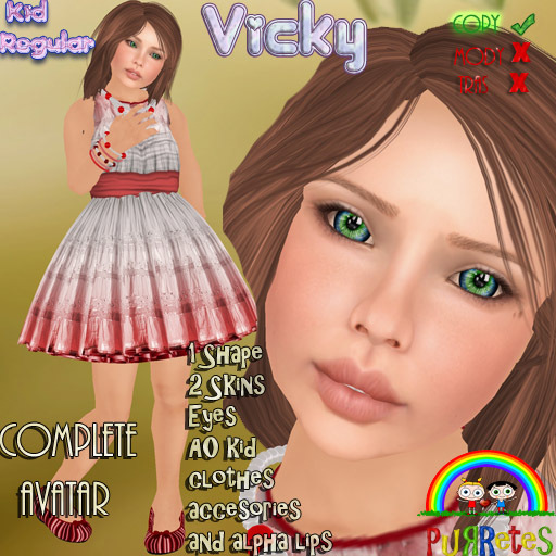 *-*Purretes*-* - Child Complete Avatar  Vicky KID