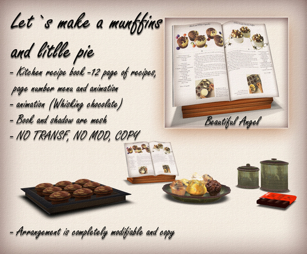 Let's make a munffins and litlle pie