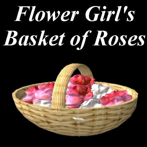 Red Rose Wedding Basket