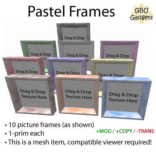 GBU Pastel Frames