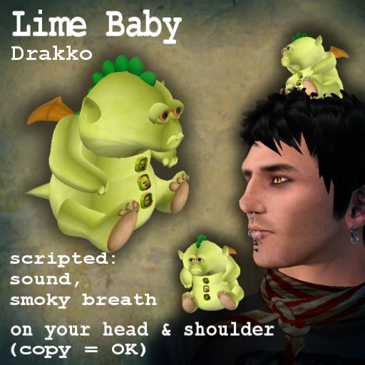 ::Ragdoll's:: Lime Baby Drakko - Boxed