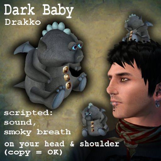 ::Ragdoll's:: Dark Baby Drakko - Boxed