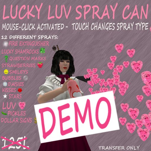 Lucky Luv Spray Can DEMO