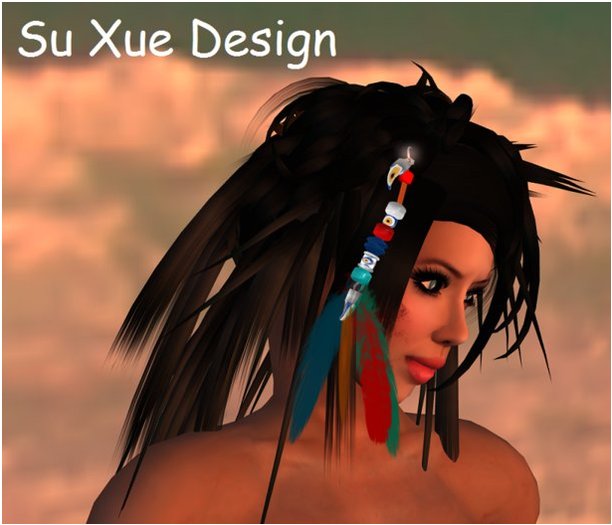 ❤️ [ Su ] Turk Nazar Evil Eye Hair Clip Resize Dark