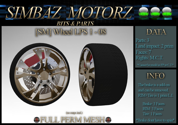[SM] Wheel8 LPS1-2p-FP