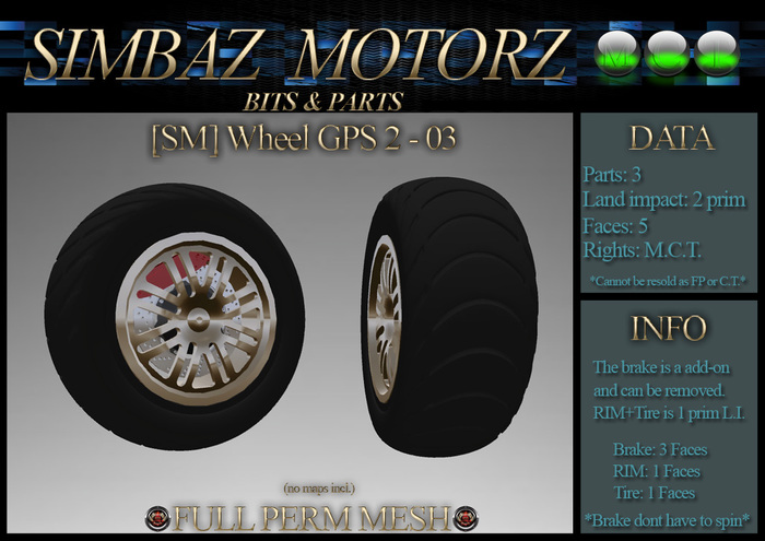 [SM] Wheel3 GPS2-2p-FP