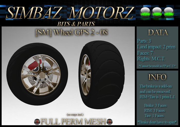 [SM] Wheel8 GPS2-2p-FP