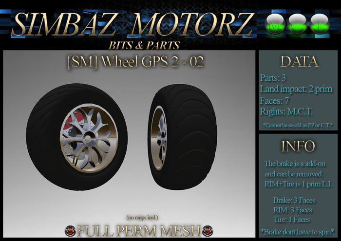 [SM] Wheel2 GPS2-2p-FP