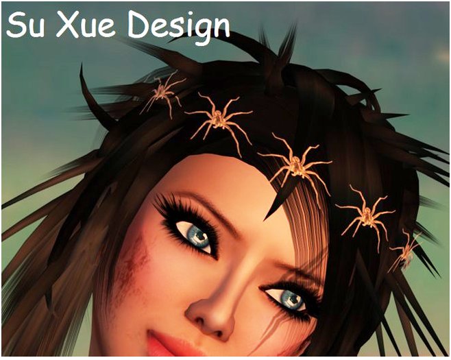 [su] dumping - Headband Spider HALLOWEEN Resize