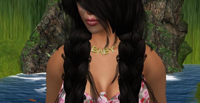 PROMO Necklace "BABY" in Gold