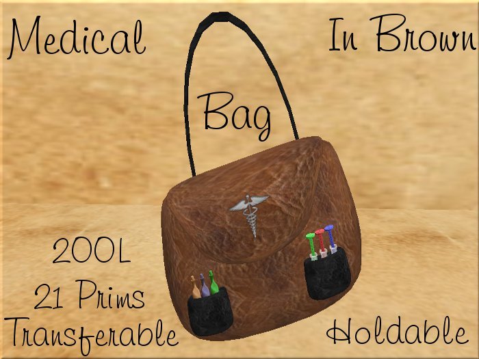 Medical Bag-Brown Leather
