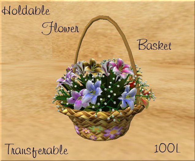 Holdable Flower Basket-Left Arm