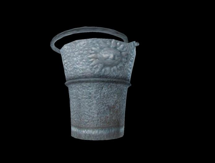 1 prim metal Ranch Bucket