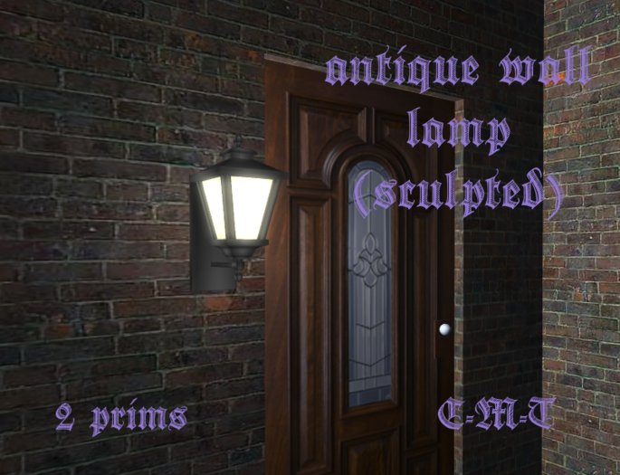 antique wall lamp