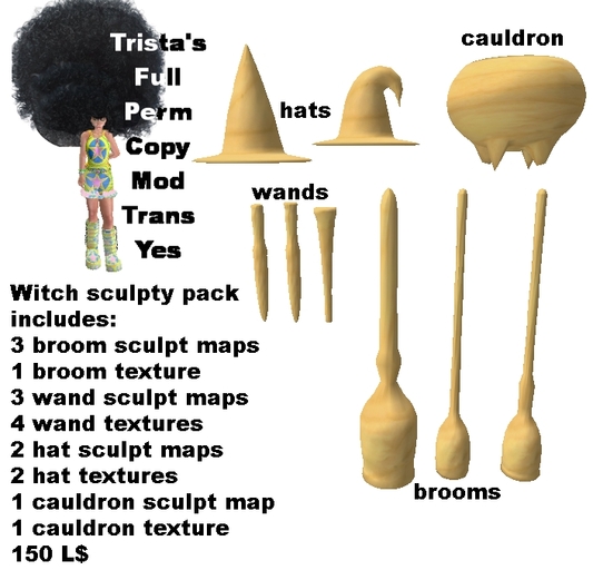 Witch sculpty pack (BOXED)