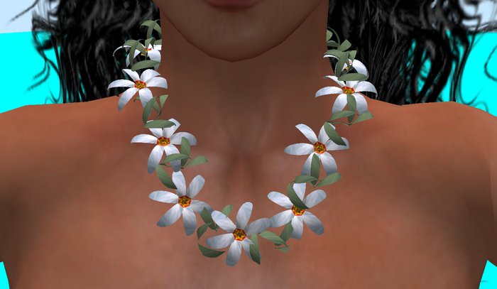 ! " Su Xue " Wedding Necklace DAISY Resize White