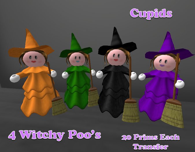 *CUPIDS* Witchy Poo Dolls [Boxed]