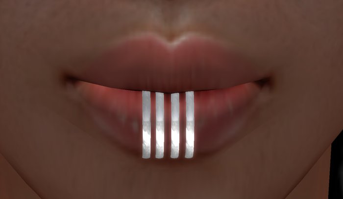 [su] dumping - Lip Piercing Ring Silver Resize