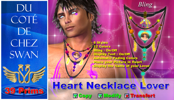 Heart Necklace for Lover - v10.0