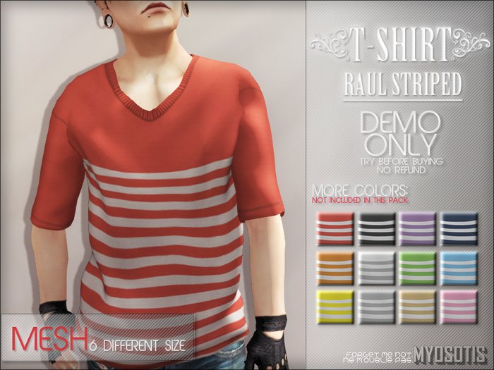 {Myosotis} - [DEMO] {Raul} T-shirt Striped.(Boxed)