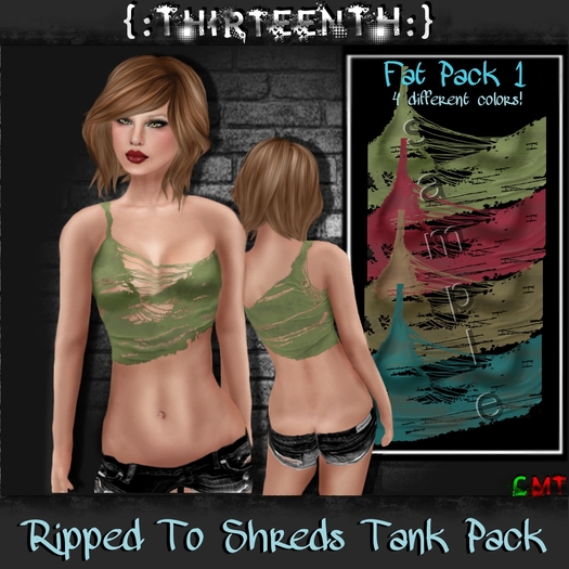 {:ThirteenTH:} Ripped To Shreds Top - FatPack 1