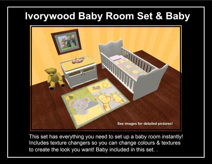 White Baby Room Set-Baby Included ***SALE***