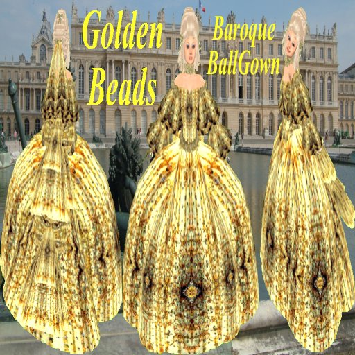 HoA Golden Beads Rococo Gown