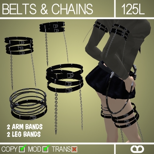 Second Life Marketplace Belts & Chains