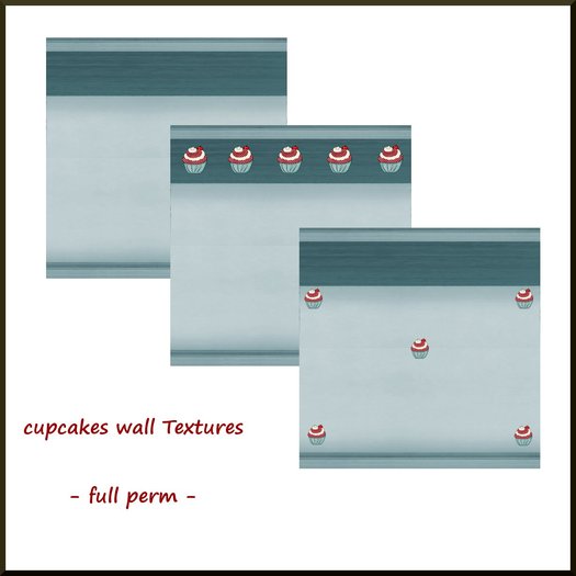 cupcakes wall textures