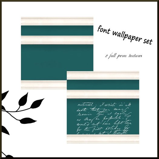 font wallpaper set