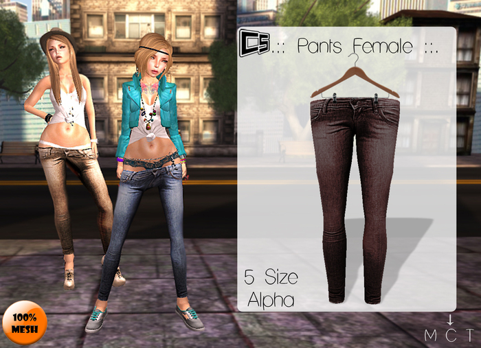 .:: Pants Female ::..:: Color: Red Ligth ::.