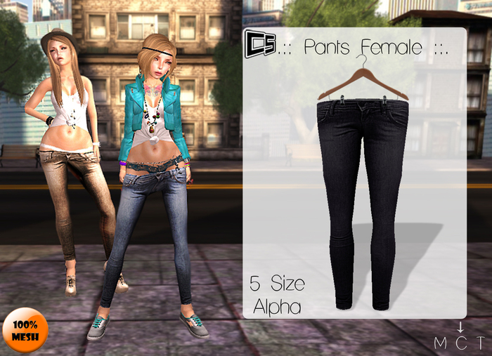 .:: Pants Female ::..:: Color: Violet Dark ::.