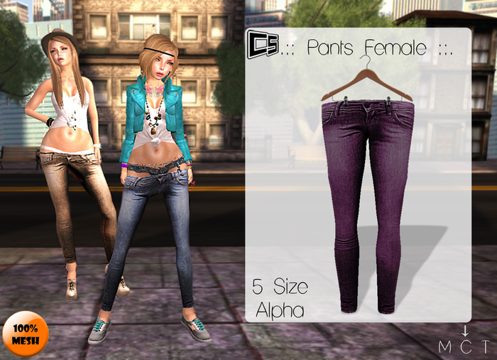 .:: Pants Female ::..:: Color: Pink Ligth ::.