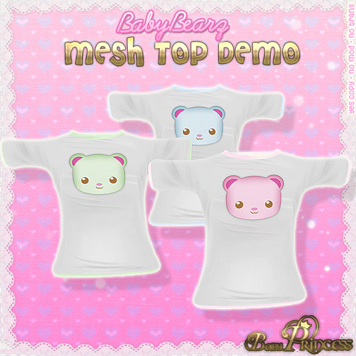 DEMO BABY BEARS MESH TOP